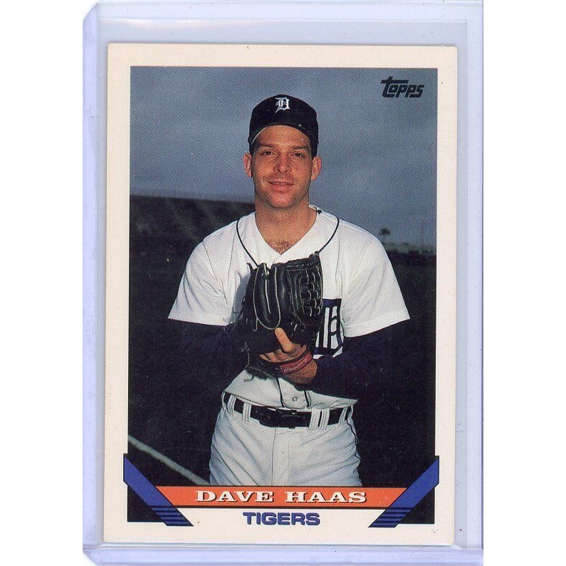 1993 Detroit Tigers Dave Haas Topps #536