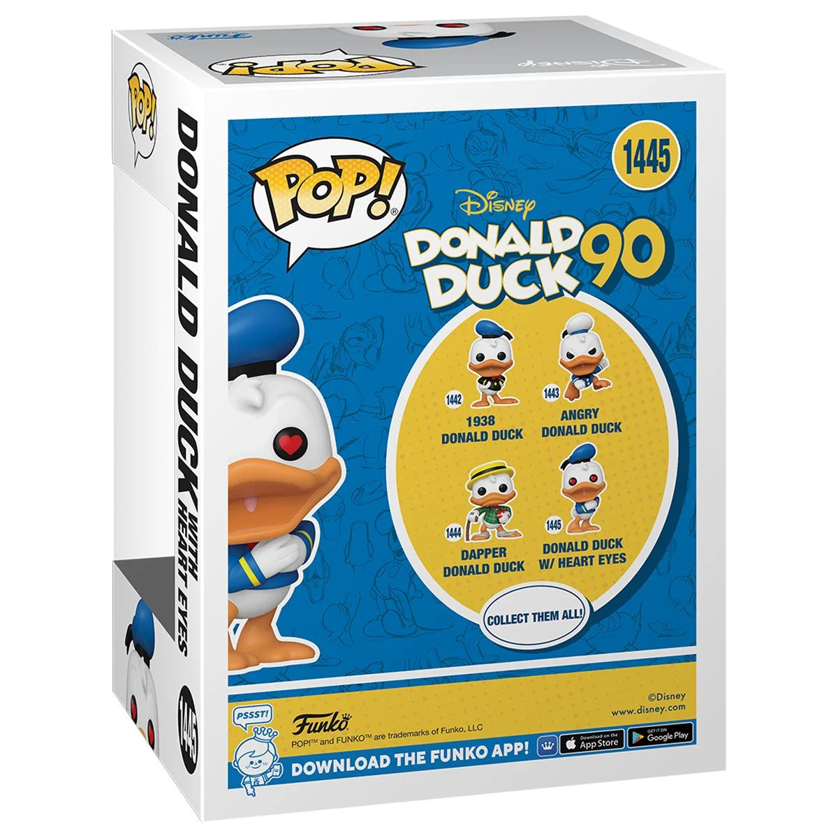 Donald Duck with Heart Eyes Funko Pop!