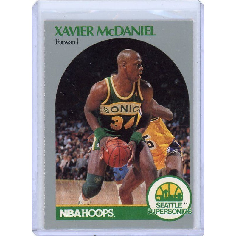 1990-91 Seattle SuperSonics  Xavier McDaniel NBA Hoops #280