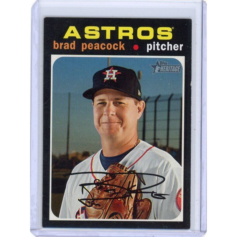 2020 Houston Astros Brad Peacock Topps Heritage #256