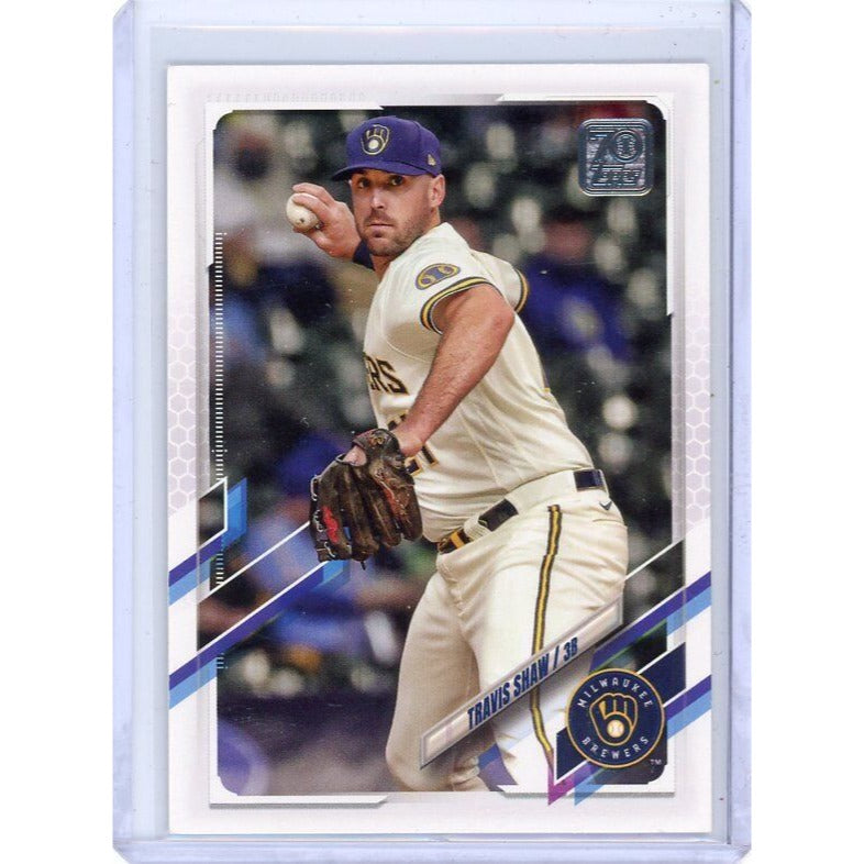 2021 Milwaukee Brewers Travis Shaw Topps Update #US149