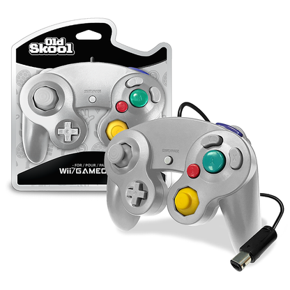 Old Skool: Gamecube/Wii Controller- Silver