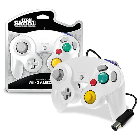 Old Skool: WII/Gamecube Controller-White
