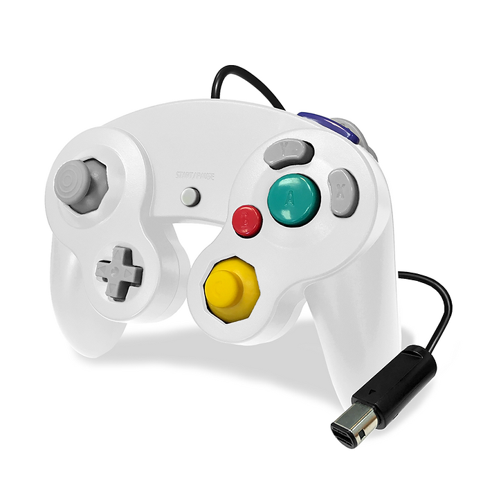 Old Skool: WII/Gamecube Controller-White