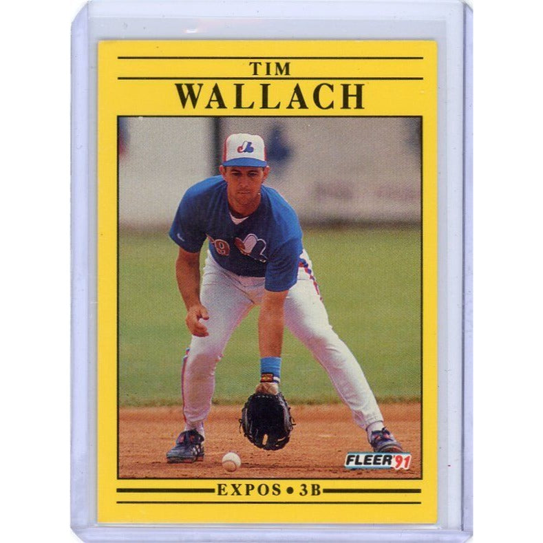 1991 Montreal Expos Tim Wallach Fleer #251