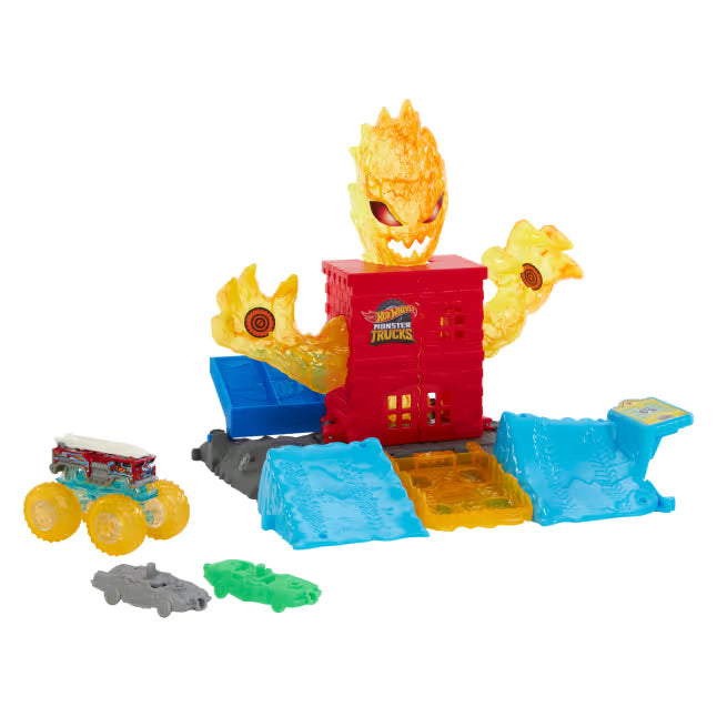 Hot Wheels Monster Trucks-Power Smashers (Torch Tower Takedown)