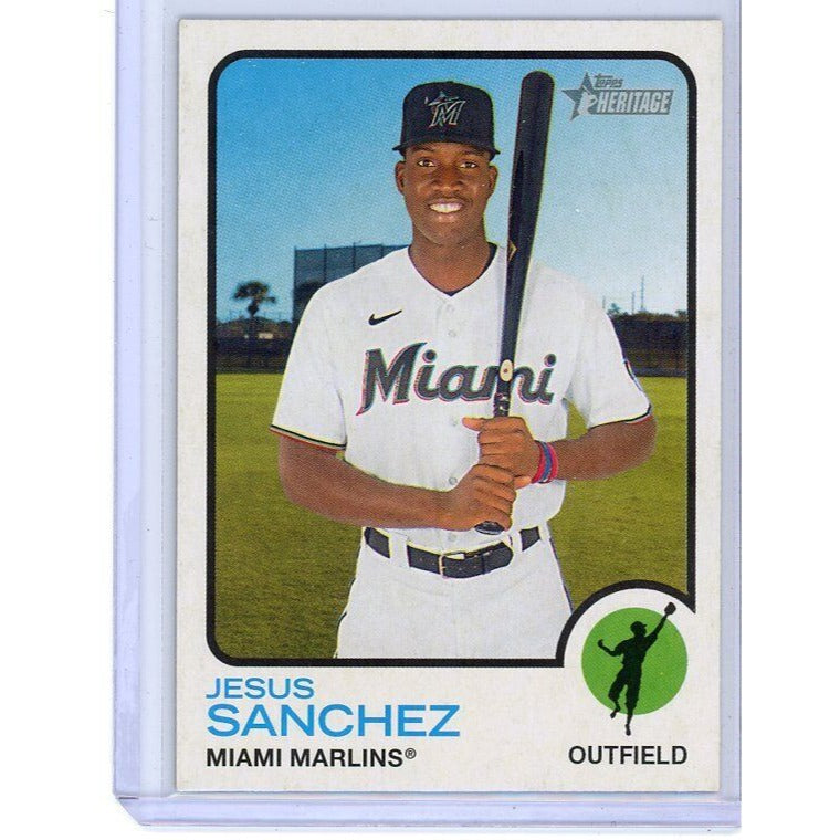 2022 Miami Marlins Jesus Sanchez Topps Heritage #275