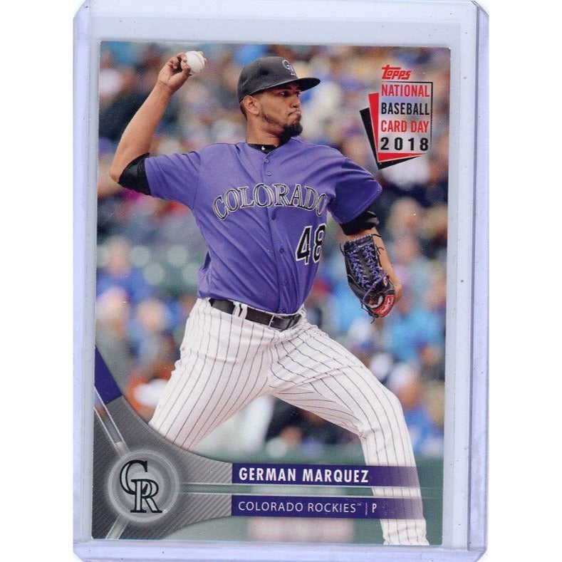 2018 Colorado Rockies German Marquez Topps Big League #296