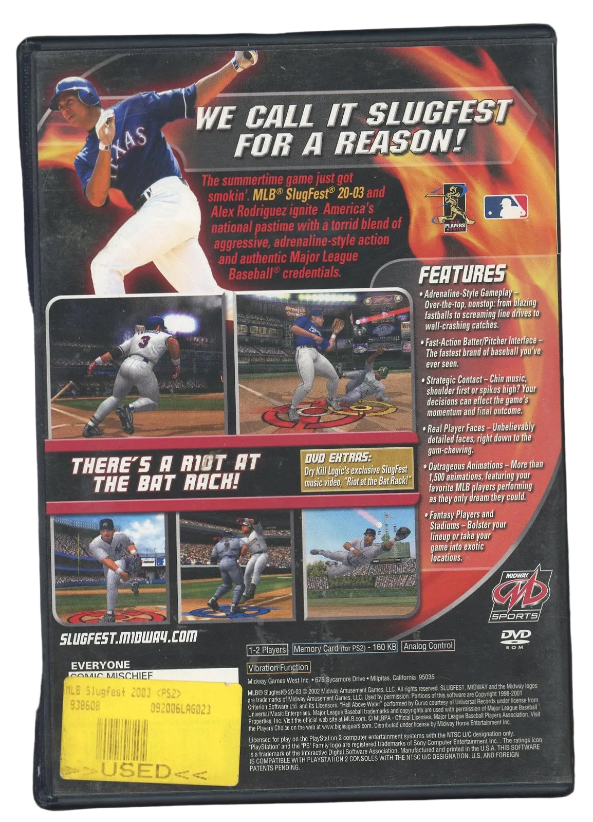 Playstation 2: 2003 MLB Slugfest - (CIB)