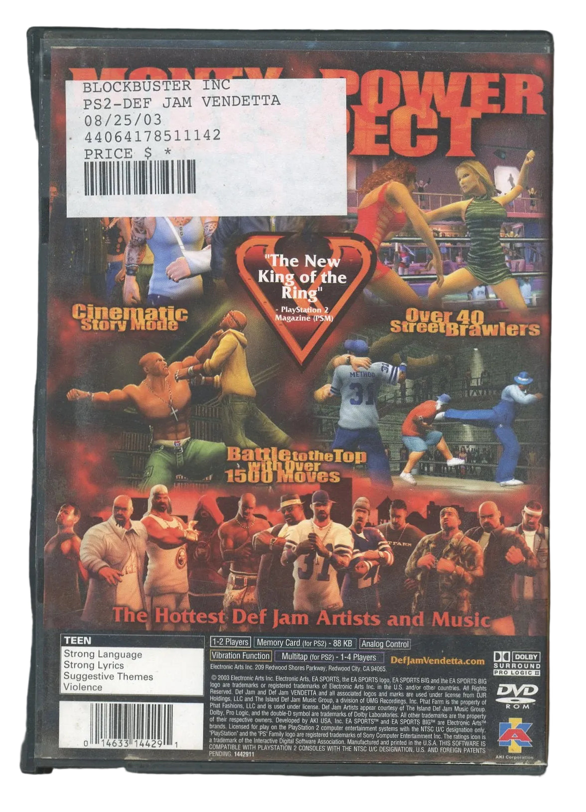 Playstation 2: Def Jam Vendetta (CIB)