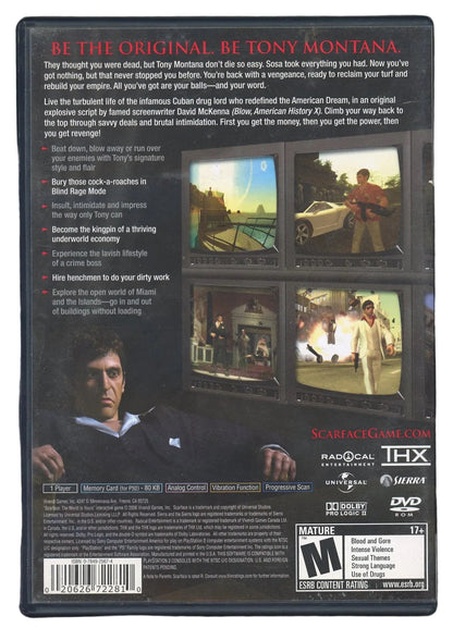 Playstation 2: Scarface: The World Is Yours- (CIB)