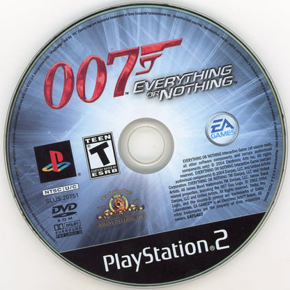 Playstation 2: 007 Everything or Nothing (CIB)