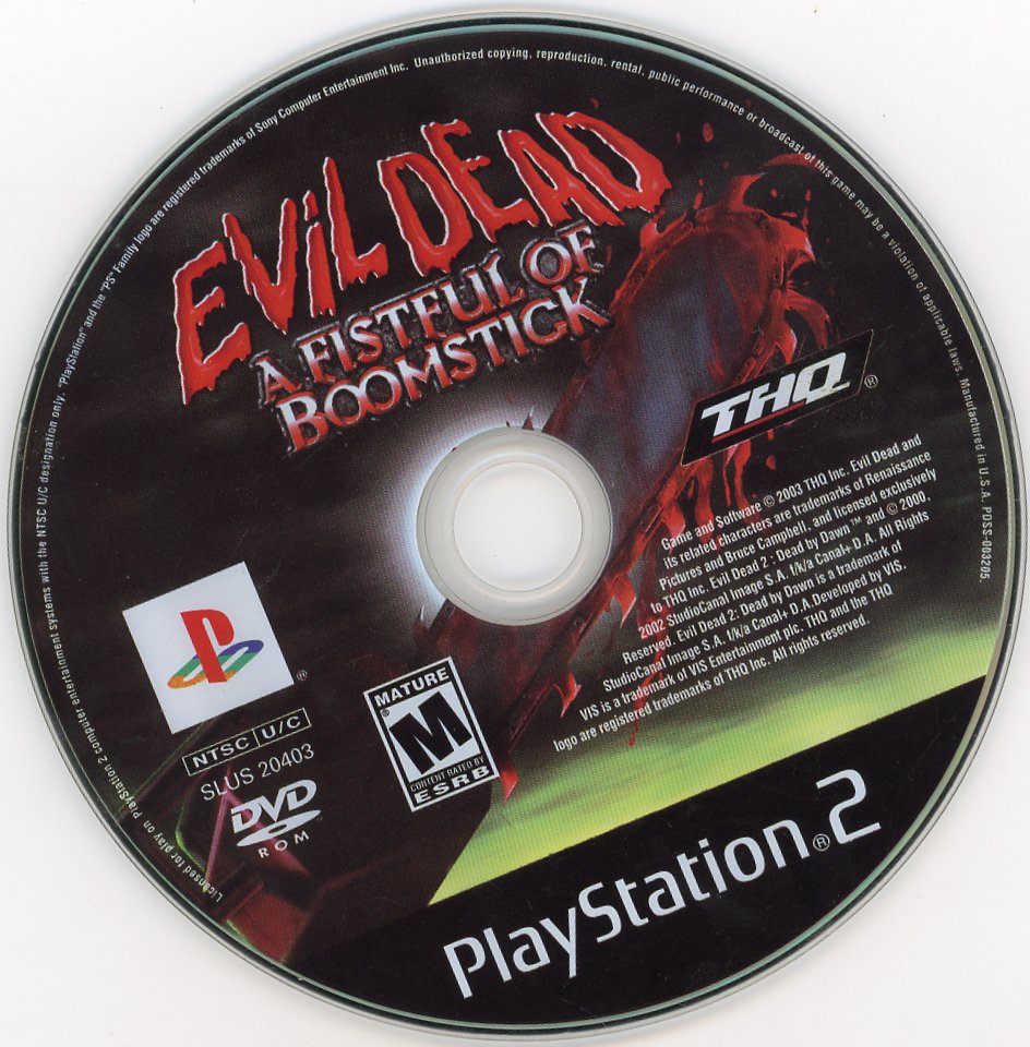 Playstation 2: Evil Dead: A Fistful of Boomstick- (CIB)