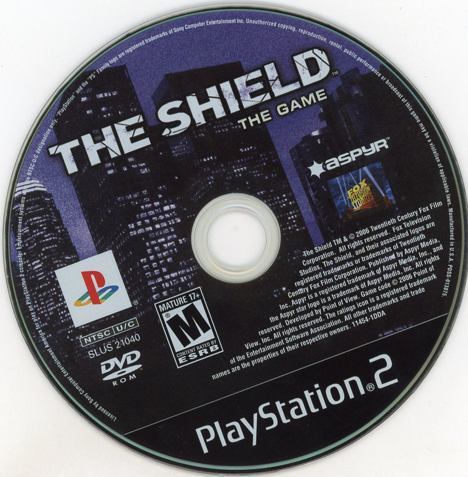 Playstation 2: The Shield: The Game- (CIB)