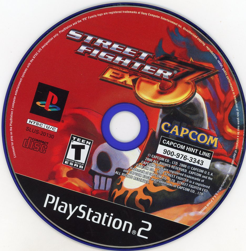 Playstation 2: Street Fighter ex 3-(CIB)