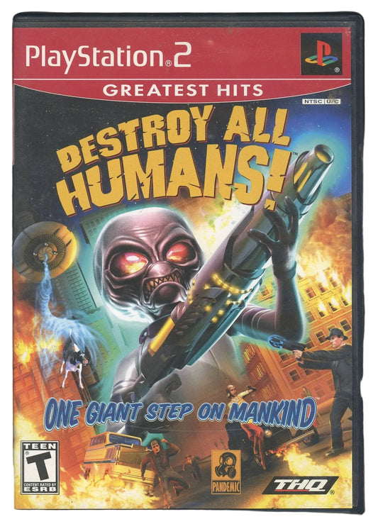Playstation 2: Destroy All Humans- (CIB)
