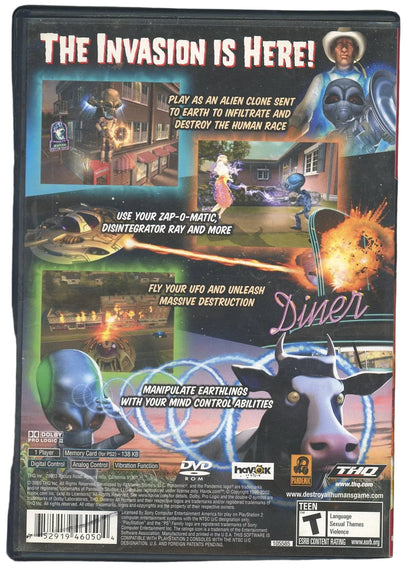 Playstation 2: Destroy All Humans- (CIB)