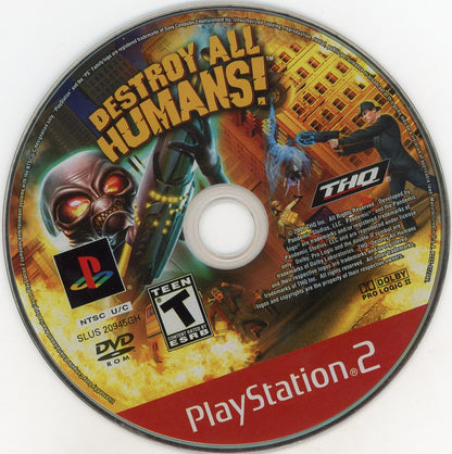 Playstation 2: Destroy All Humans- (CIB)