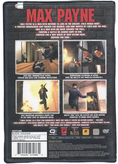 Playstation 2: Max Payne- (CIB)