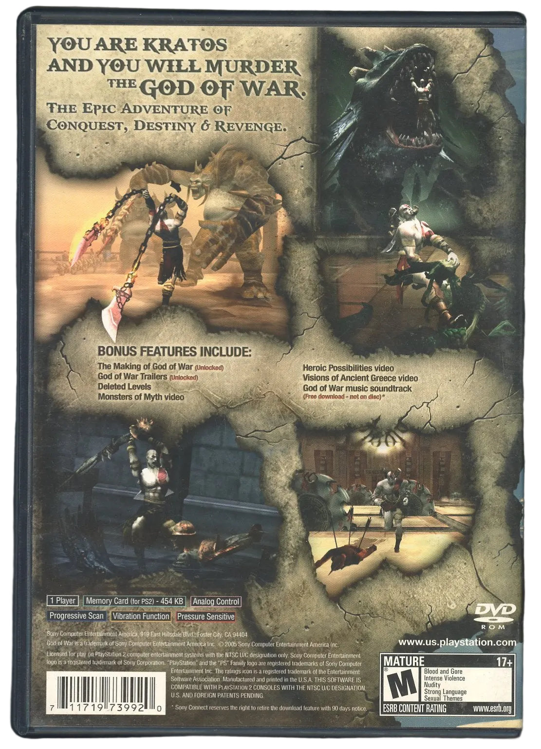 Playstation 2: God of War- (CIB)