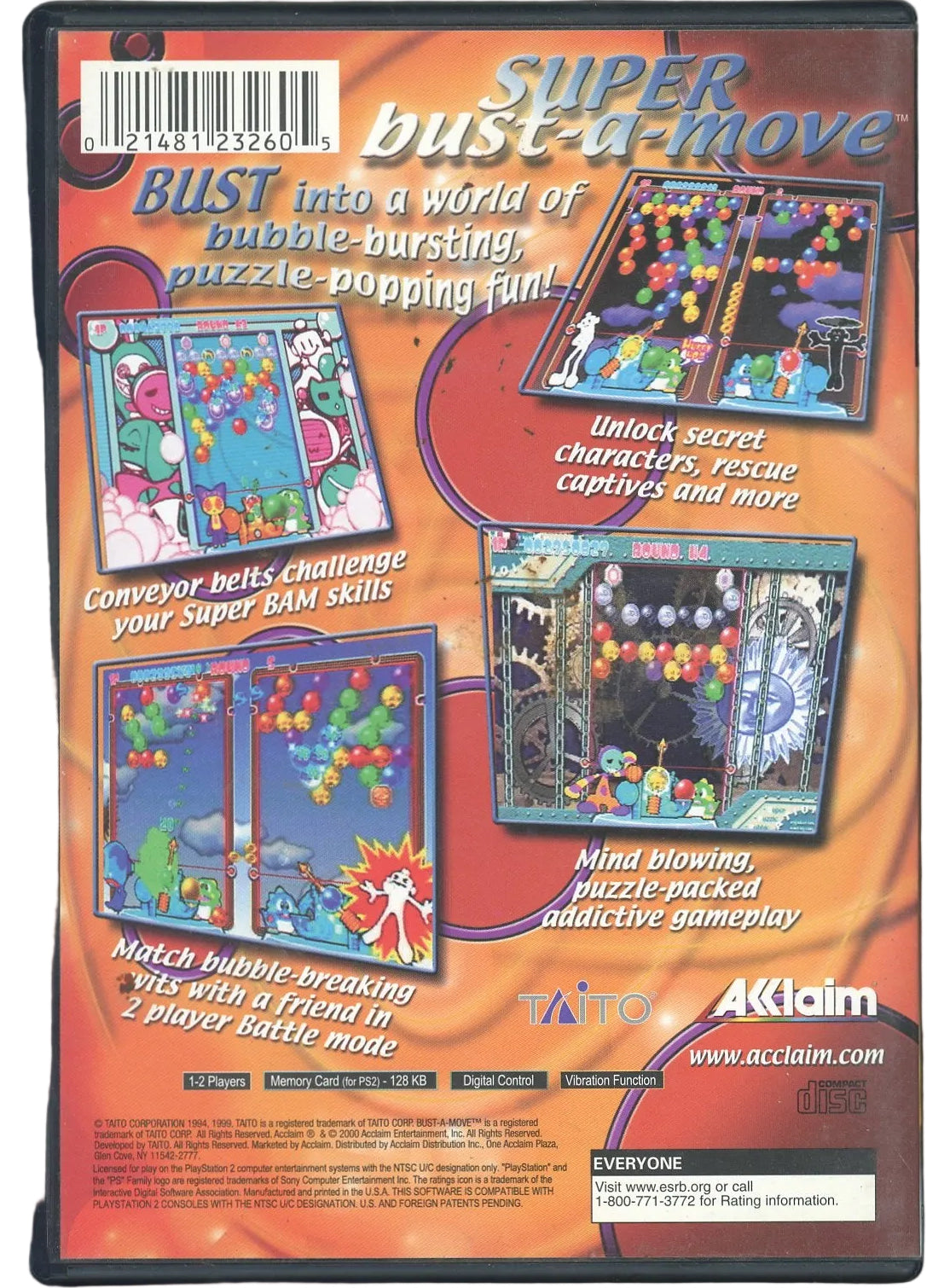 Playstation 2: Super Bust-a-Move-(CIB)