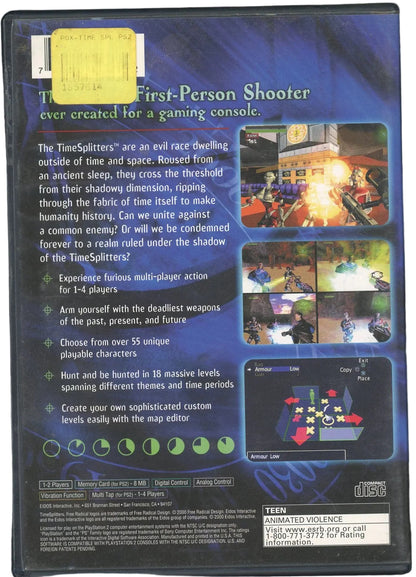 Playstation 2: TimeSplitters-(CIB)