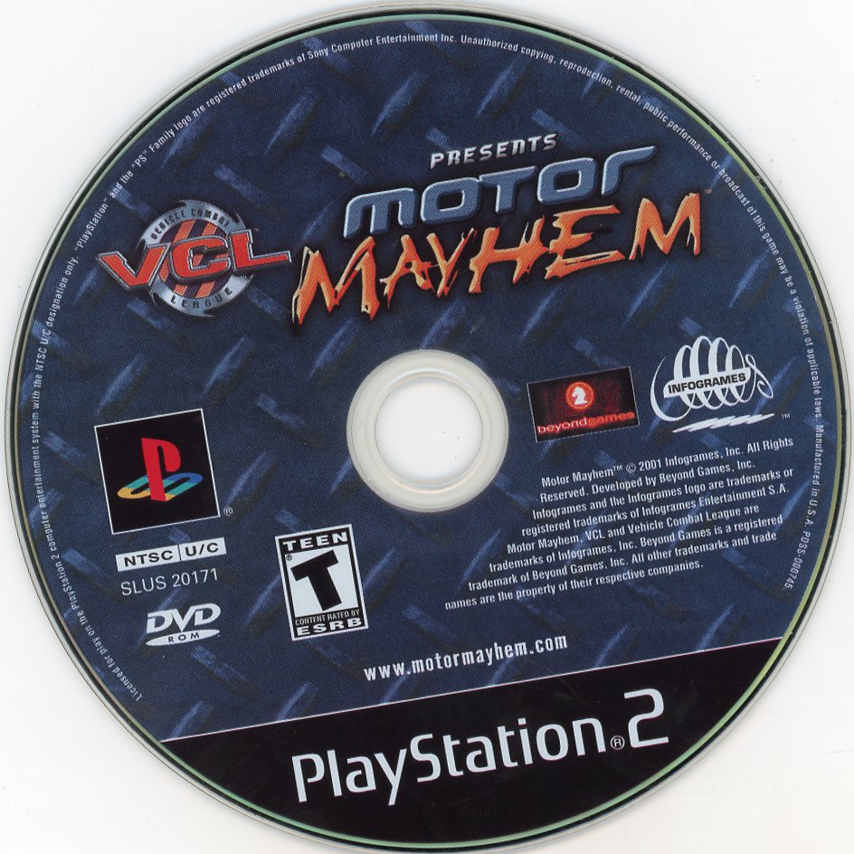 Playstation 2: Motor Mayhem-(CIB)