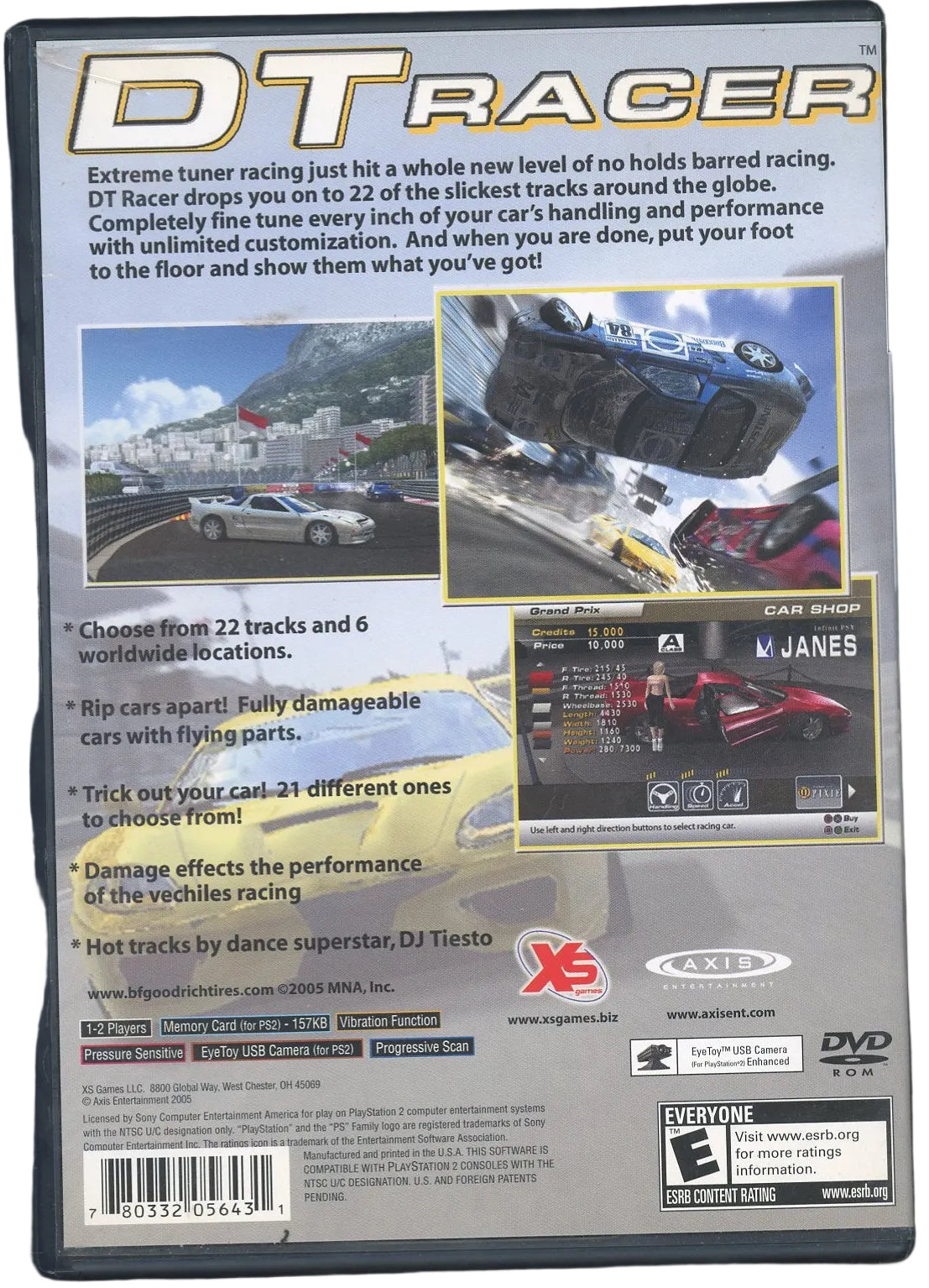Playstation 2: DT Racer- (CIB)