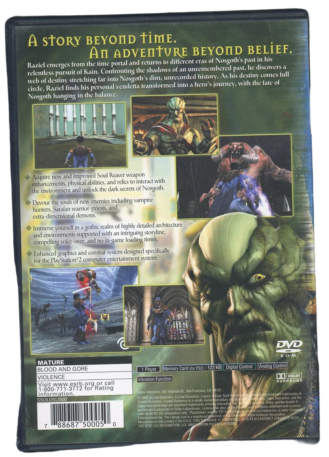 Playstation 2: Soul Reaver 2-(CIB)