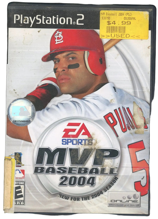 Playstation 2: 2004 MVP Baseball-(CIB)