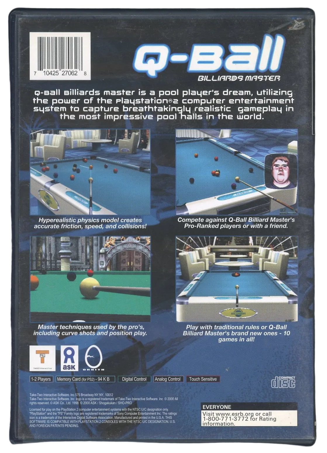 Playstation 2: Q-Ball - (CIB)