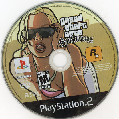 Playstation 2: Grand Theft Auto: San Andreas-(CIB)