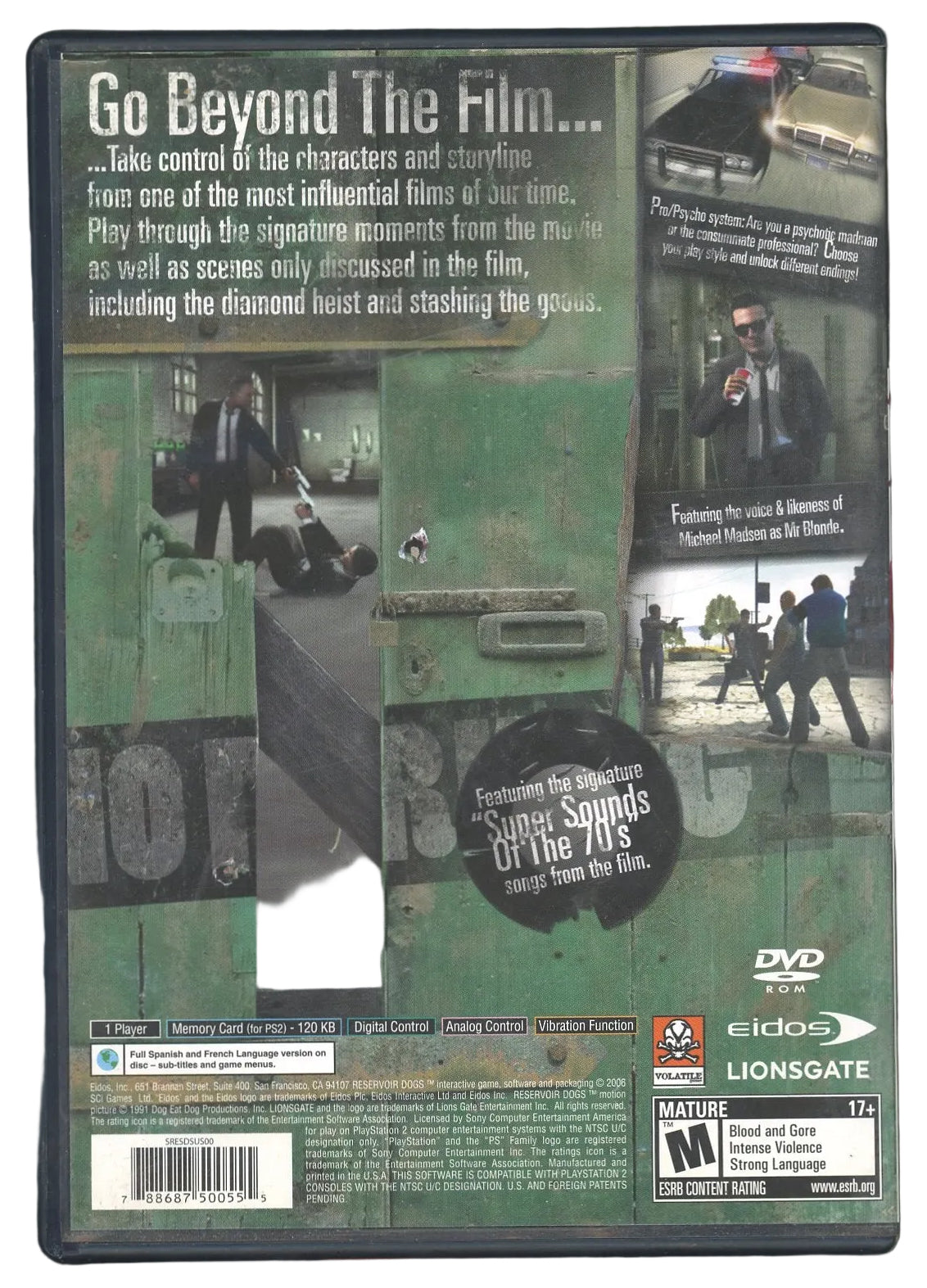 Playstation 2: Reservoir Dogs- (CIB)