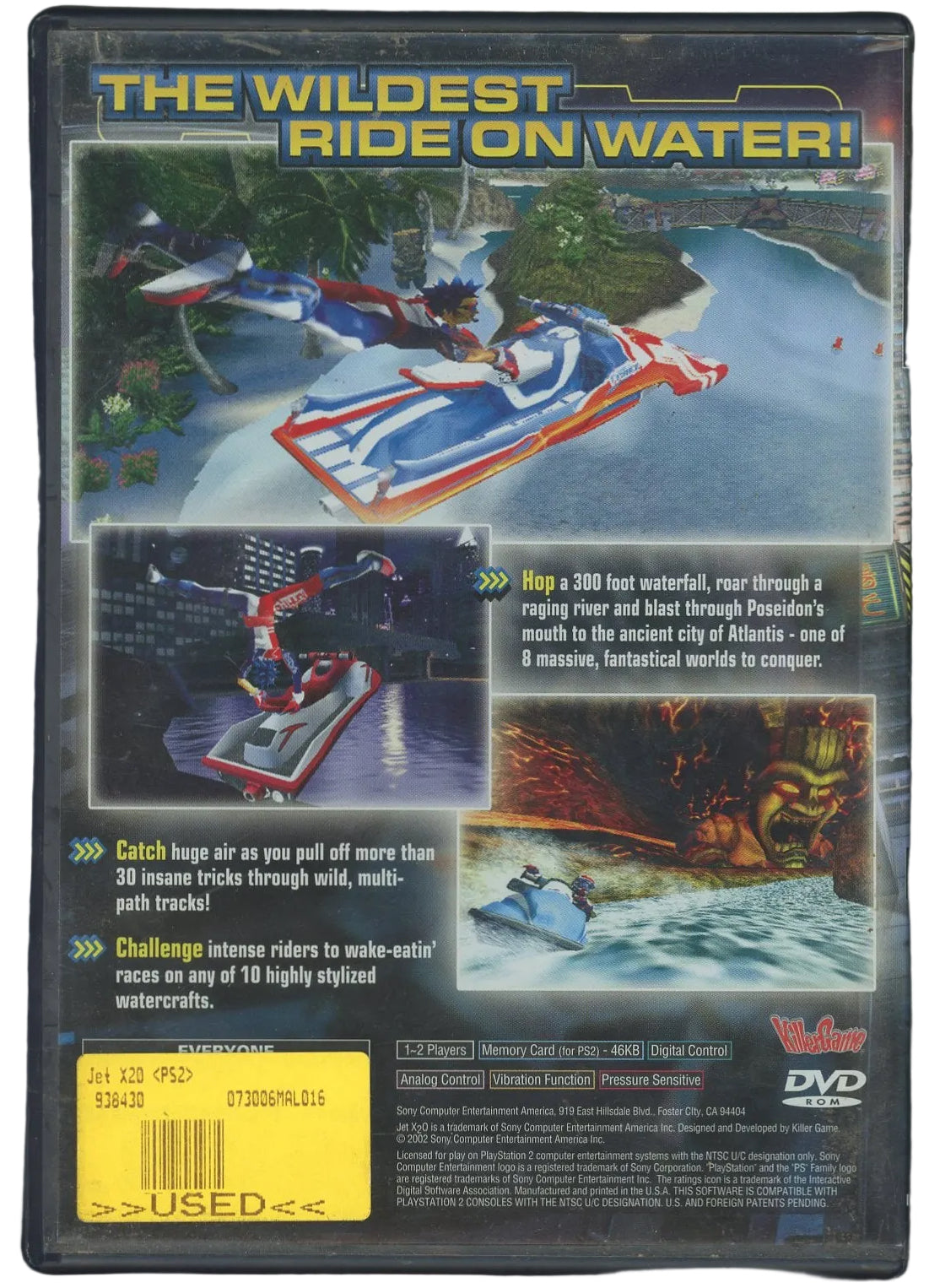Playstation 2: Jet X2O-(CIB)