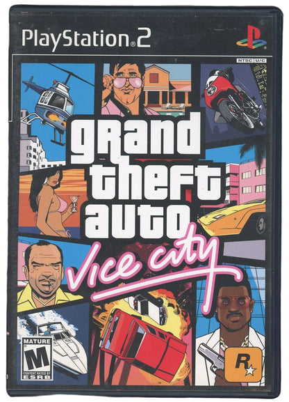 Playstation 2: Grand Theft Auto: Vice City-(CIB)