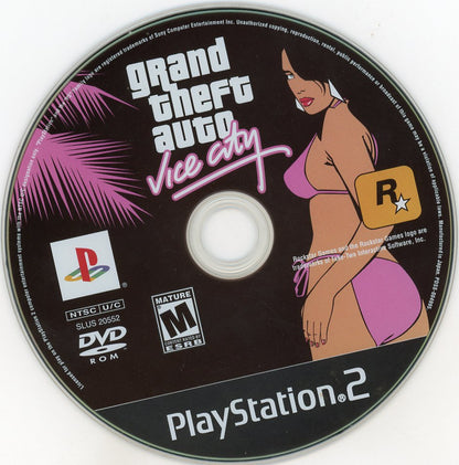 Playstation 2: Grand Theft Auto: Vice City-(CIB)