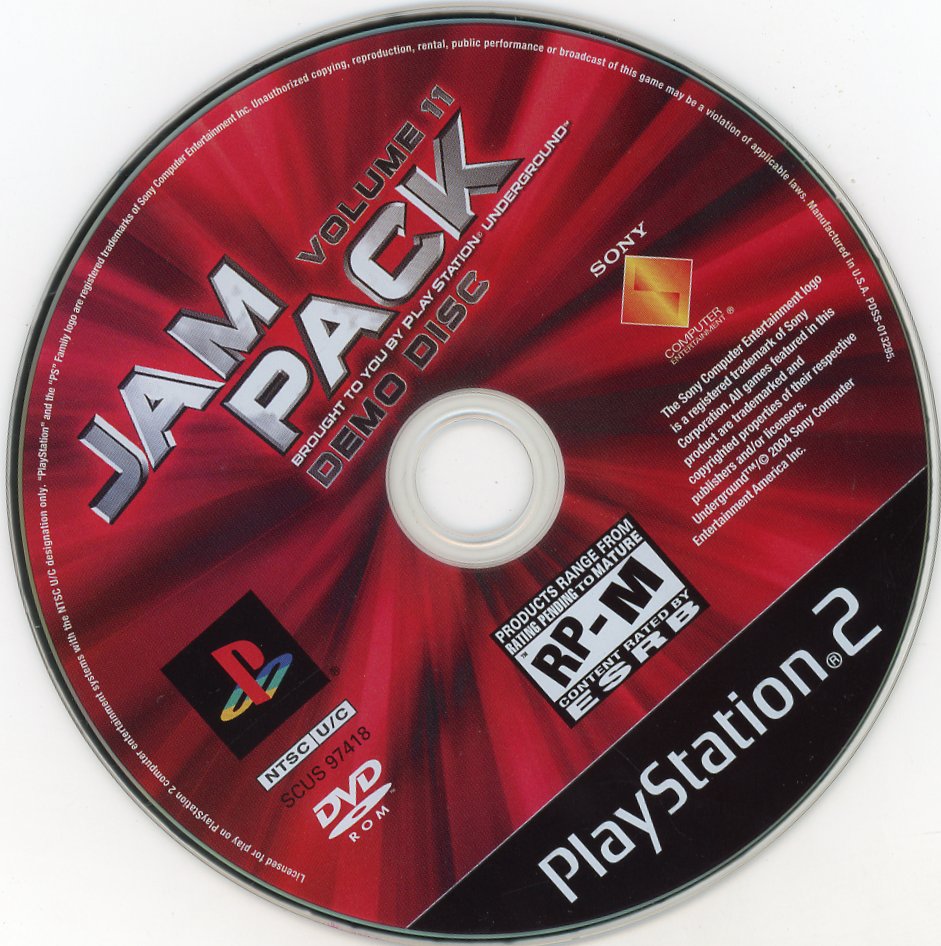 Playstation 2: Jam Pack Volume: 11