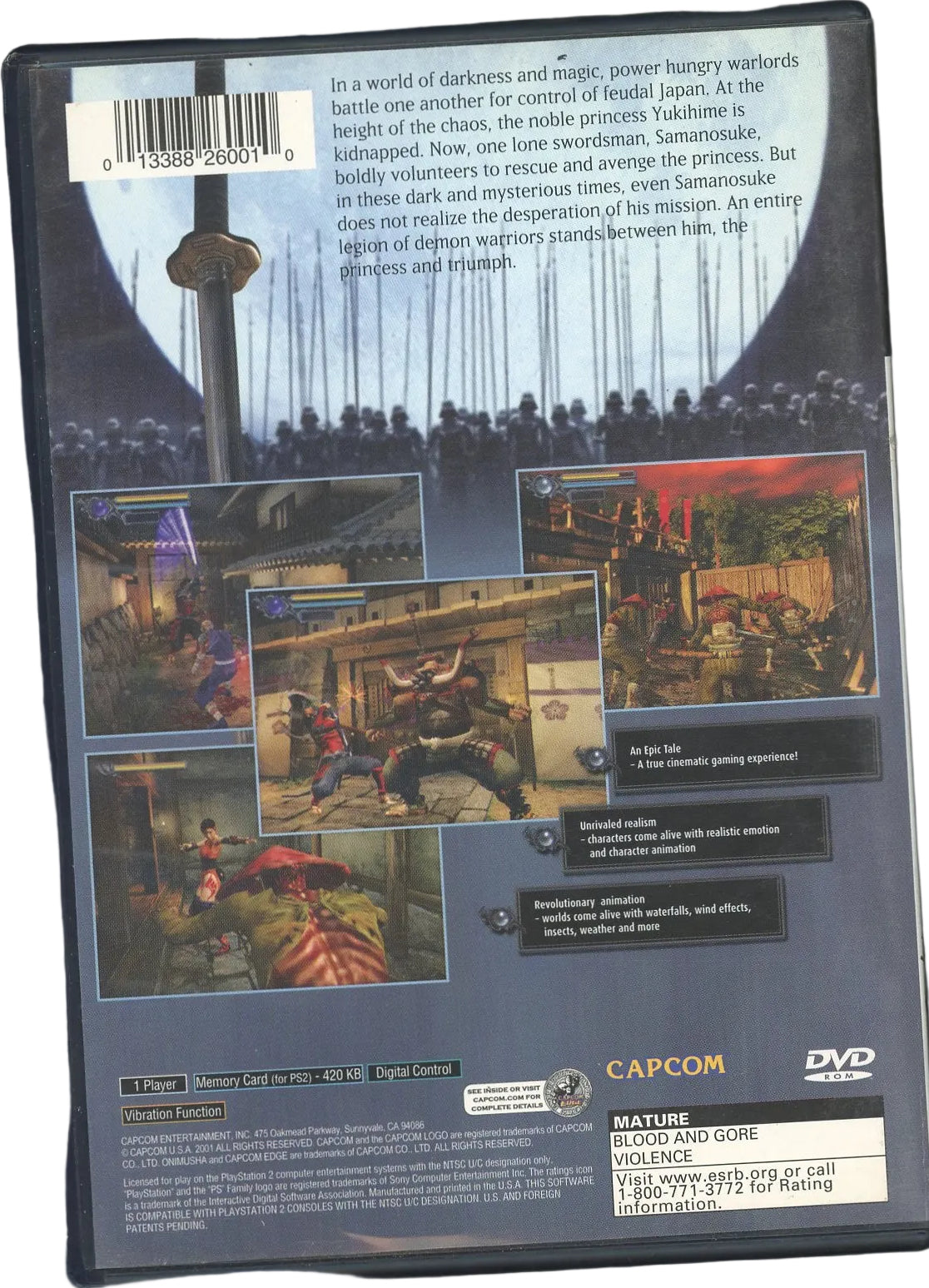 Playstation 2: Onmusha -(CIB)