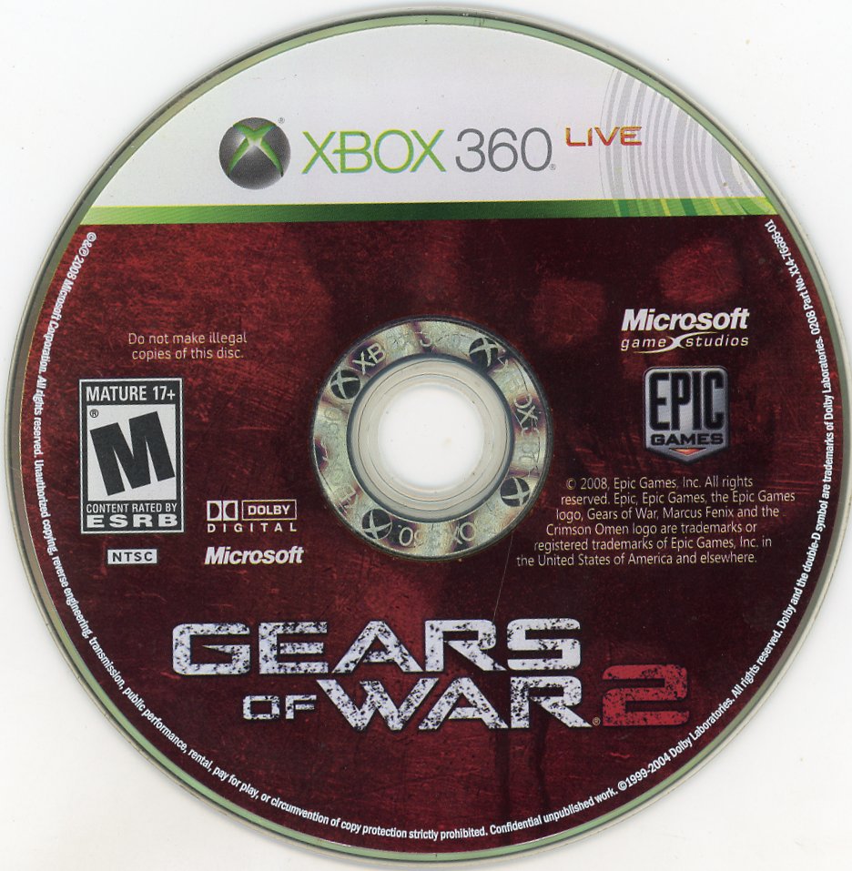 XBOX 360: Gears of War 2-(CIB)