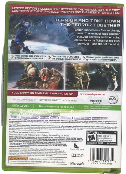 XBOX 360: Dead Space 3- Limited Edition (CIB)