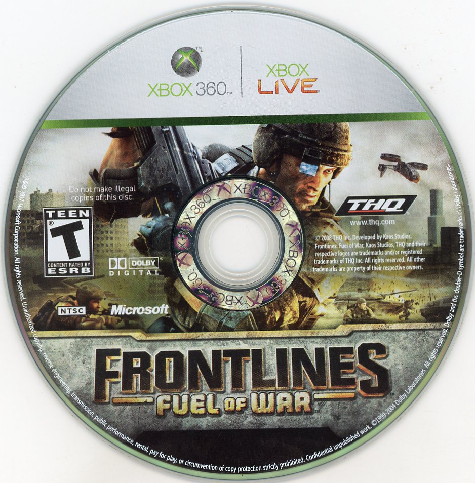 XBOX 360: Frontlines: Fuel of War-(CIB)
