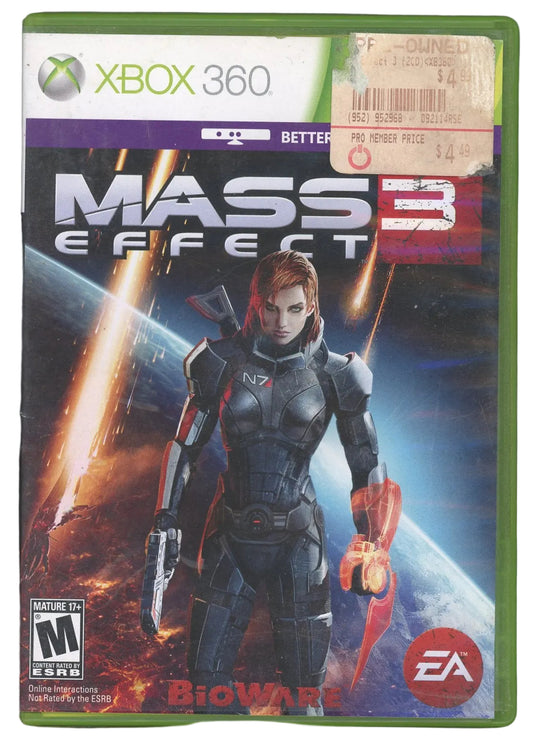 XBOX 360: Mass Effect 3-(CIB)