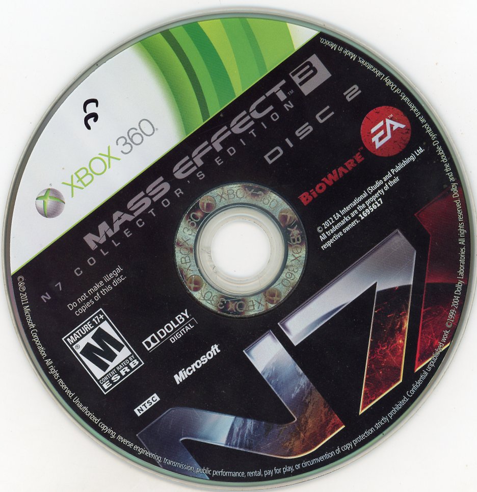 XBOX 360: Mass Effect 3-(CIB)
