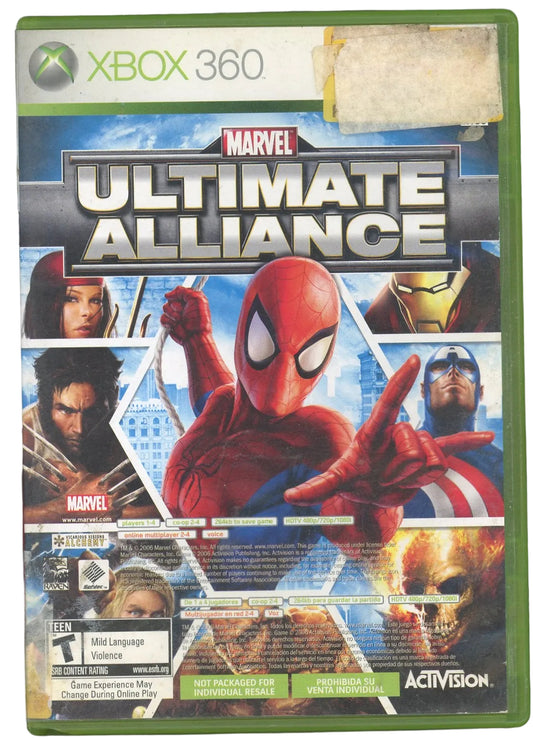 XBOX 360: Marvel: Ultimate Alliance- (CIB)
