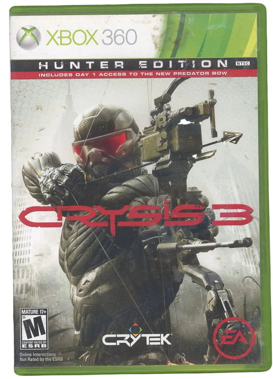 XBOX 360: Crysis 3: Hunter Edition-(CIB)