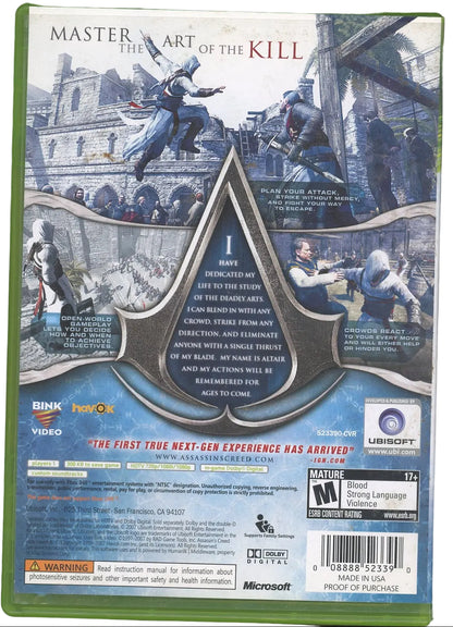 XBOX 360: Assassins Creed-(CIB)