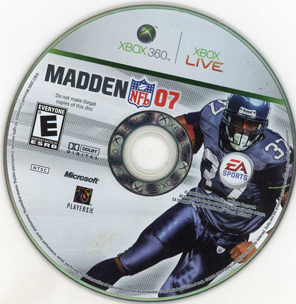 XBOX 360: NFL Madden 2007-(CIB)
