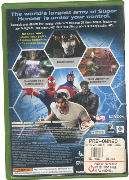XBOX 360: Marvel: Ultimate Alliance-(CIB)