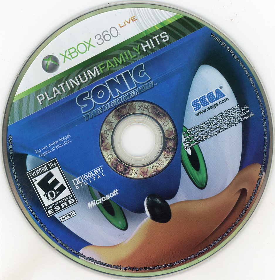 XBOX 360: Sonic: The Hedgehog-(CIB)