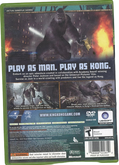 XBOX 360: King Kong-(CIB)